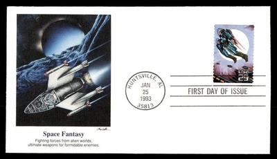 Mayfairstamps US FDC 1993 Alabama astronauts and space shuttle drawing First Day - Image 1 of 2