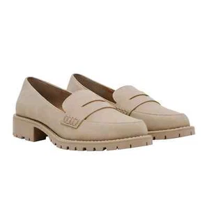 Dolce Vita Crisp Slip-On Lug Woman's Loafers Loafer Dune | Beige US sz. 6 - Picture 1 of 8