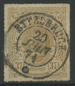 LUXEMBURGO, USADO, #24, PAPEL PEQUEÑO FINO, MAGNÍFICO CENTRADO - Imagen 1 de 1