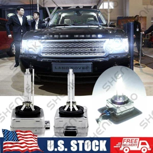 For Range Rover 2010-2017 - 6000K HID Xenon Headlight Bulbs High & Low Beam Qty2 - Foto 1 di 7
