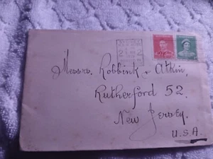 AUSTRALIA-(-1939-)-COVER TO NEW JERSEY.U.S.A--# 30 - Picture 1 of 2