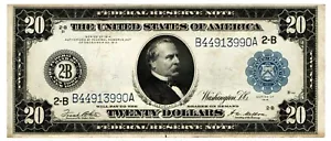 Fr. 971a 1914 Federal Reserve Note. High Grade - Picture 1 of 2