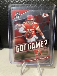 Patrick Mahomes 2020 Panini Mosaic Got Game? Insert Base #GG16 Chiefs - Picture 1 of 2