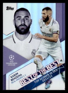 2022-23 Topps UEFA Club Competitions Best of the Best #BB1 Karim Benzema - Picture 1 of 2
