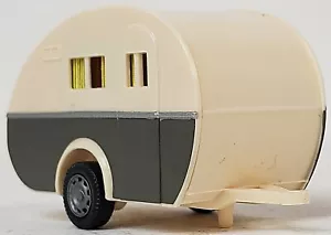 WIKING NEW HO 1/87 Classic 50's/60's era Single Axle Camper/Caravan Trailer - Picture 1 of 4