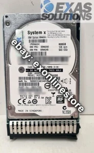 00NA241 - 600GB 10K 12Gbps SAS 2.5" G3HS 512e HDD (FRU:00NA242) - Picture 1 of 1