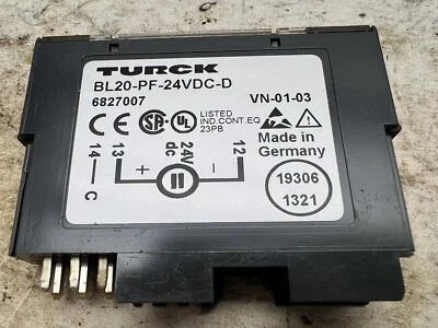 🔥TURCK BL20-PF-24VDC-D Interface Module, Used, Free Shipping🇺🇸 - Image 1 of 3
