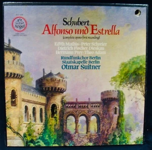 SCHUBERT: ALFONSO+ESTRELLA-Fully Sealed 3 Lp Box Set-ANGEL #SCLX3878 Quad Stereo - Picture 1 of 2