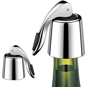 2X Stainless Steel Sparkling Prosecco Bottle Sealer Saver Wine ChampagneStopper - Picture 1 of 20