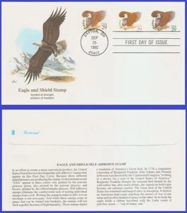 USA6 #2595 U/A FLEETWOOD FDC   Eagle & Sheild - Brown - Picture 1 of 1