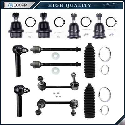 Barras estabilizadoras de rótulas con extremos de varilla de amarre delanteras de 10 piezas para Toyota Tacoma 2005-2017 2018 Foto 1 de 4