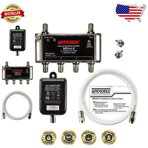 Advanced Digital Signal Booster with 6 kV Protection - Perfect for Multiple TVs - Picture 1 of 9