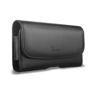 Premium Extra Size Leather Pouch Case w/Belt Clip Holster For LG G STYLO / LS770 - Picture 1 of 7