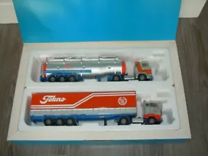 Volvo F89 & Scania LB-140 - Tekno 10 Years Set 1:50 in Box & Certifikaat *51598 - Picture 1 of 12