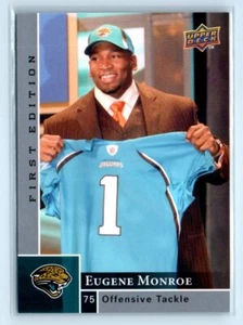 2009 Upper Deck First Edition #169 Eugene Monroe Silver ROOKIE CARD RC - Picture 1 of 2