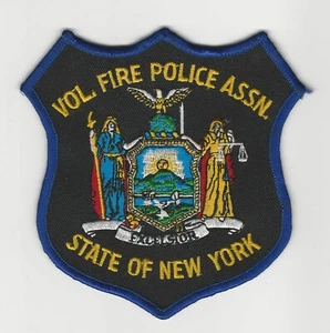 Parche de la Asociación de Bomberos Voluntarios del Estado de Nueva York - Imagen 1 de 2