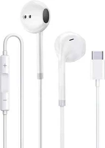 For Samsung S25, S25 Plus, S25 Ultra Headphones USB C Type-C Stereo Earphones - Picture 1 of 4