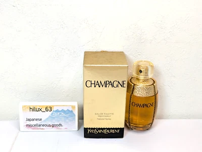 Perfume en spray vintage CHAMPAGNE por YVES SAINT LAURENT 50 ml 1,6 oz nuevo en caja edición Foto 1 de 4