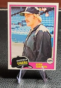 1981 Topps #315 KIRK GIBSON RC Rookie! TIGERS!