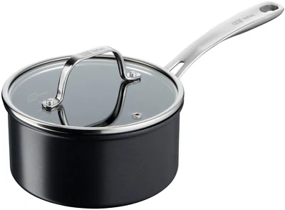 Jamie Oliver Tefal Topf Kasserolle Stielkasserolle Deckel 16cm Saucepan E0142834 - Bild 1 von 4
