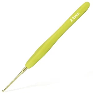 1.5mm Ergonomic Crochet Hook Comfort Grip for Arthritic Hands Small Size - Picture 1 of 7
