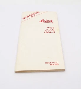 Leica Price Guide Booklet - Hove Foto Books 1984-85 - Picture 1 of 2