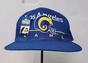 NOS Vintage 1990s NFL Eastport Starter LA Rams Snapback Hat Cap Blue One Size - Picture 1 of 8