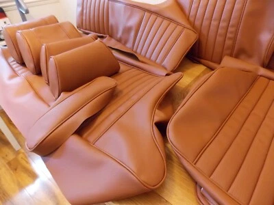 mgb gt  SEATS COVERS  autumn vinyl + REAR gt. covers.... FITS seats 1970 to 1981 - Image 1 of 4