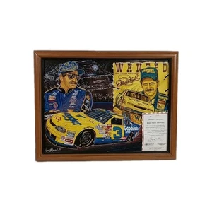 (Wow). Dale Earnhardt Sr Autografiado Sam Bass Firmado 31" X 24" Impresión - Nascar...CP - Imagen 1 de 5