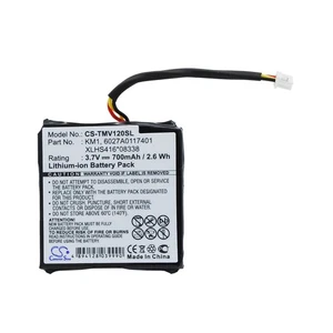 Batería para TomTom KM1 XLHS416*08338 4EH44 Start 20 Live Via 120 125 GPS 700mAh - Imagen 1 de 6