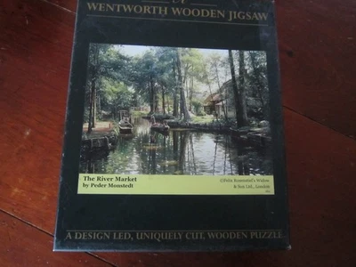 Wentworth Wooden Jigsaw Puzzle 500 Pieces, The River Market - Image 1 of 3