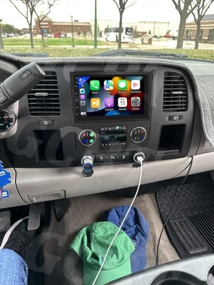 7" Android 14 Carplay For 2008-2013 GMC Sierra 1500 2500HD 3500 Car Stereo Radio - Image 1 of 4