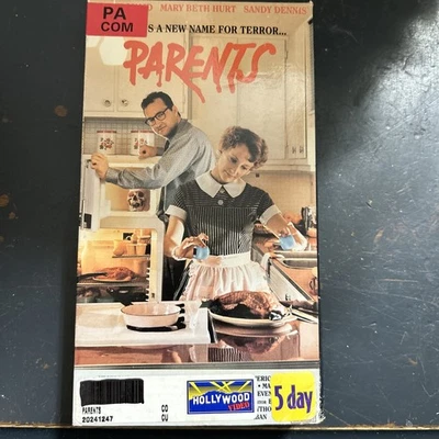 There's a New Name for Terror... Parents VHS 80s Horror Cult Vestron Video Vtg - Image 1 of 4