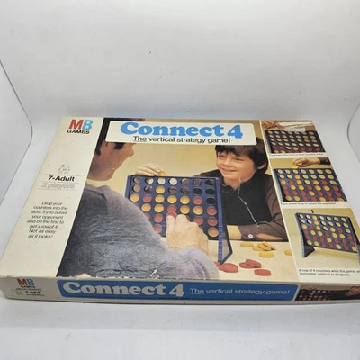 MB Games Connect 4 Vintage Boxed Complete Original - Image 1 of 4