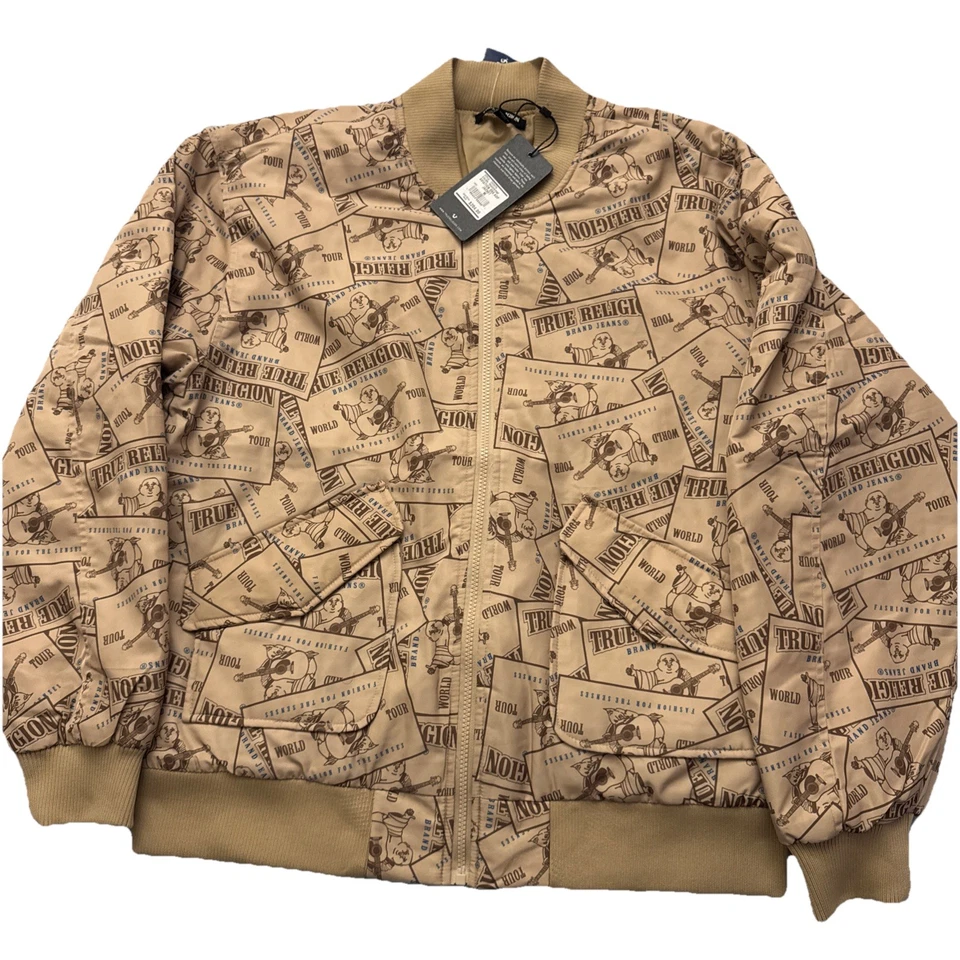 Chaqueta TRUE RELIGION Nueva Con Etiquetas TALLA Mediana COLOR Travertino. Foto 1 de 4