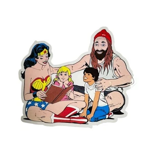Wonder Woman Chris Haslam Almost DC Comics Buch Club Skateboard Sticker Marvel - Bild 1 von 3