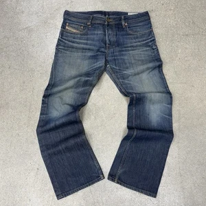 Diesel Zatiny Jeans W33 L32 Wash 0073N Regular Bootcut 33W 32L Dark Blue Cotton - Picture 1 of 24