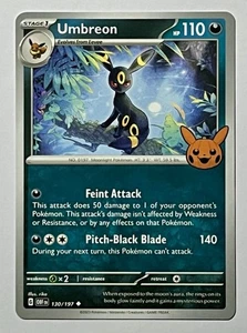 Umbreon 130/197 (Nuevo) Poco Común Escarlata y Violeta: Truco o Comercio Promo 2024 - Imagen 1 de 3