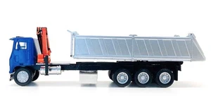 Promotex 006601BL 1/87 Scale White Road Commander Coe Dump Truck - Picture 1 of 1