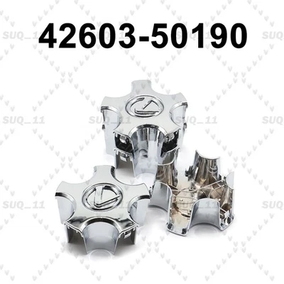 42603-50190 For 2001-2003 LS430 Chrome Wheel Hub Center Cap Hubcap 42603-50170 - Image 1 of 3