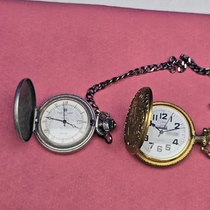 Relojes de bolsillo Charles Hubert & Colibri ambos sin reserva ambos un dinero - Imagen 1 de 4