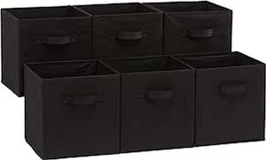 Collapsible Fabric Storage Cubes Organizer with Handles, 27 X 27 X 28 Centimeter - Picture 1 of 6