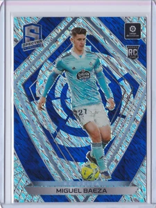 2020-21 Panini Chronicles Spectra MIGUEL BAEZA Asia Blue Shimmer RC Rookie SSP - Picture 1 of 2