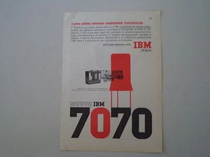advertising Pubblicità 1959 IBM 7070 - Foto 1 di 1