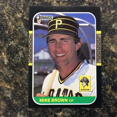 1987 Donruss - #168 Mike Brown - Image 1 of 2