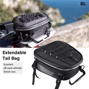 Bolsa trasera todoterreno doble para CRF1100L Africa Scooters universal bolsa de asiento 8L - Imagen 1 de 12