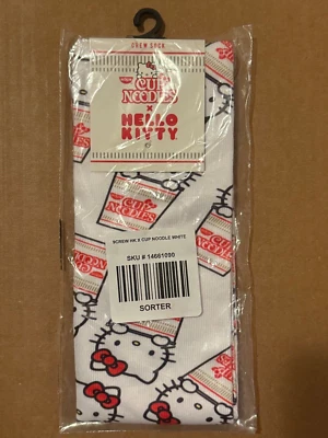 Calcetines Hello Kitty Sanrio Cup Noodles Nissin Crew Unisex Mujer Hombre’s Ramen Foto 1 de 4