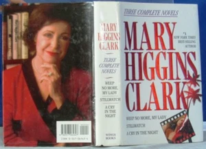 3 Complete NOVELS by MARY HIGGINS CLARK Weep No More STILLWATCH Cry In NIGHT - Imagen 1 de 3
