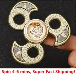 High Speed Zinc Alloy Focus Toys Finger Spinner Fidget Spinner- Three Eagles - Picture 1 of 10