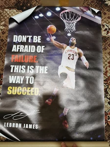 NBA poster Lebron James 50x70 NEW - Picture 1 of 5